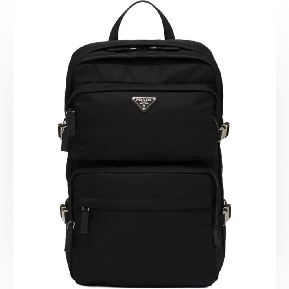 Prada Men’s Re-Nylon and Saffiano Leather Backpack